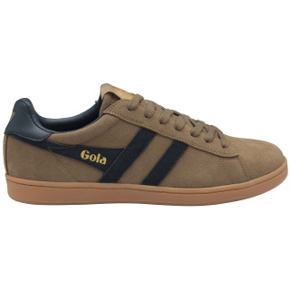 Sneaker Gola Equipe II z zamszu i skóry 2026 w kolorze brązowym tobaco/navy niebieski dla mężczyzn